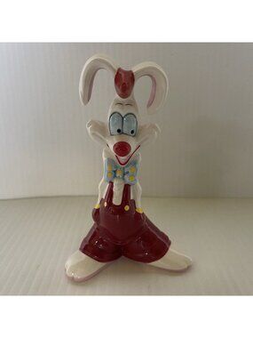 Disney Who Framed Roger Rabbit Ceramic Figurine 90's Amblin Marked